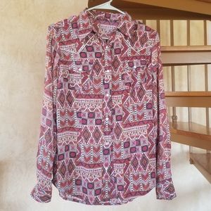 Lightweight Pearl Snap Western Shirt